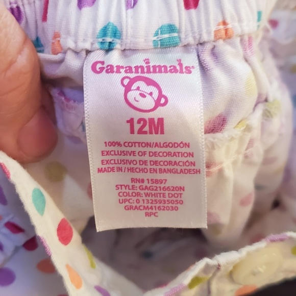๐ 3 for $15 Deal! ๐Garanimals polka dot shorts 12 months - Picture 3 of 3
